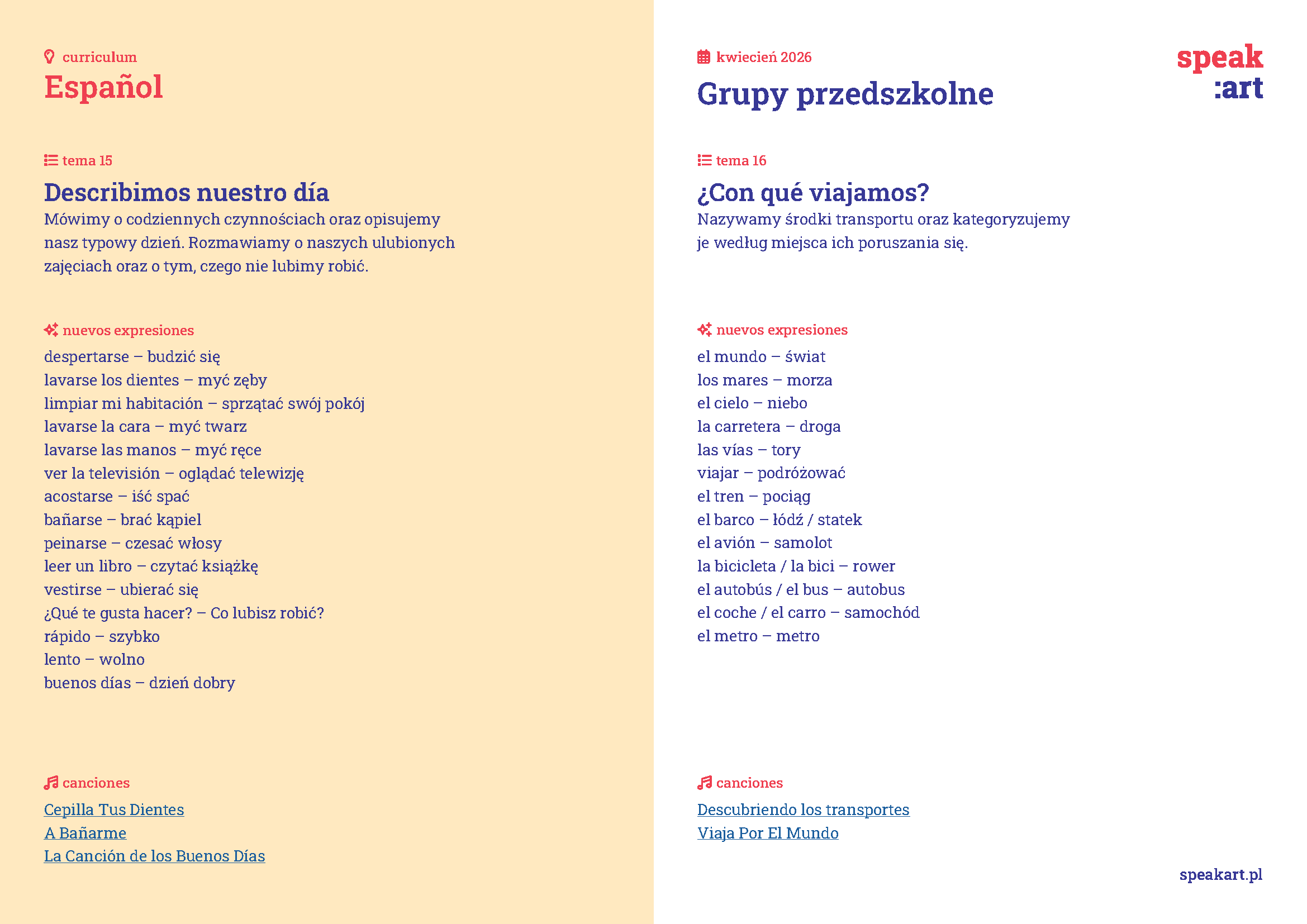 curriculum espanol 2604